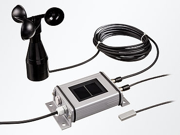 Solar Irradiance Sensor with Ambient Temperature and Wind Speed Sensor as Reference Cell for PV Monitoring